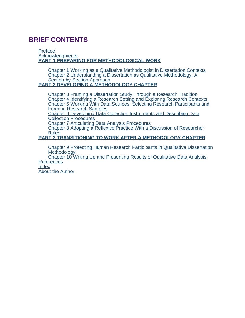 Preview page 7 of Qualitative Dissertation Methodology A Guide for Research Design and Methods By Nathan Durdella