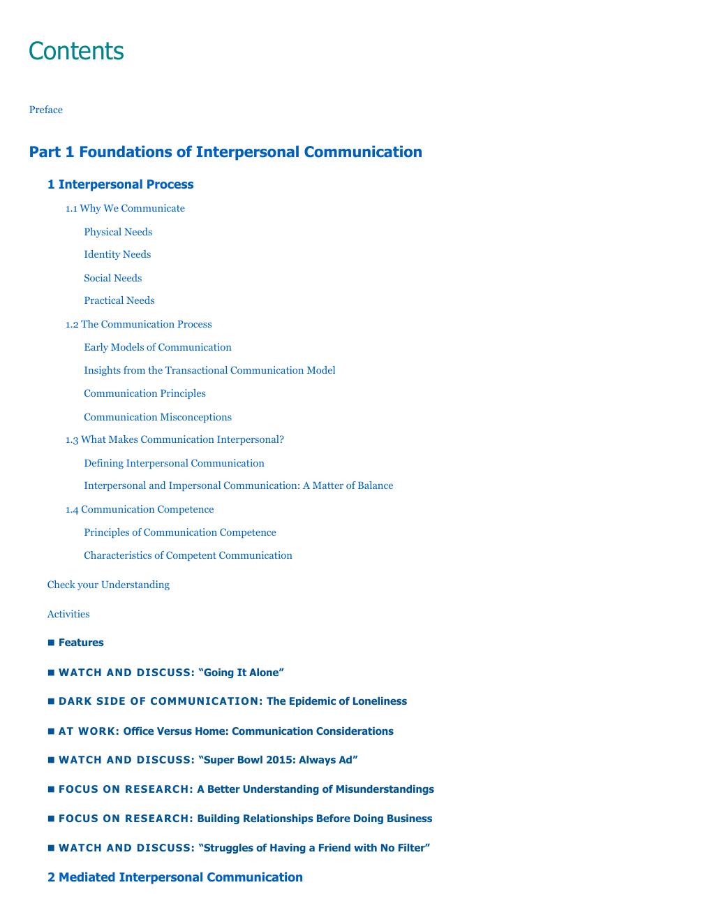 Preview page 5 of Interplay The Process of Interpersonal Communication 16th Edition By Ronald Adler, Russell Proctor eBook