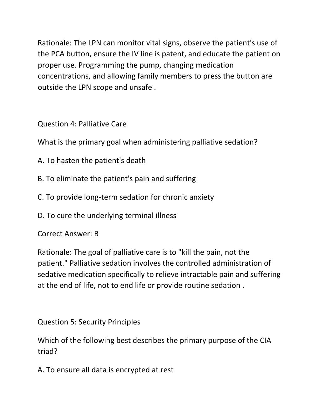 Preview page 3 of Ccc1 exam 1 comprehensive questions and answers