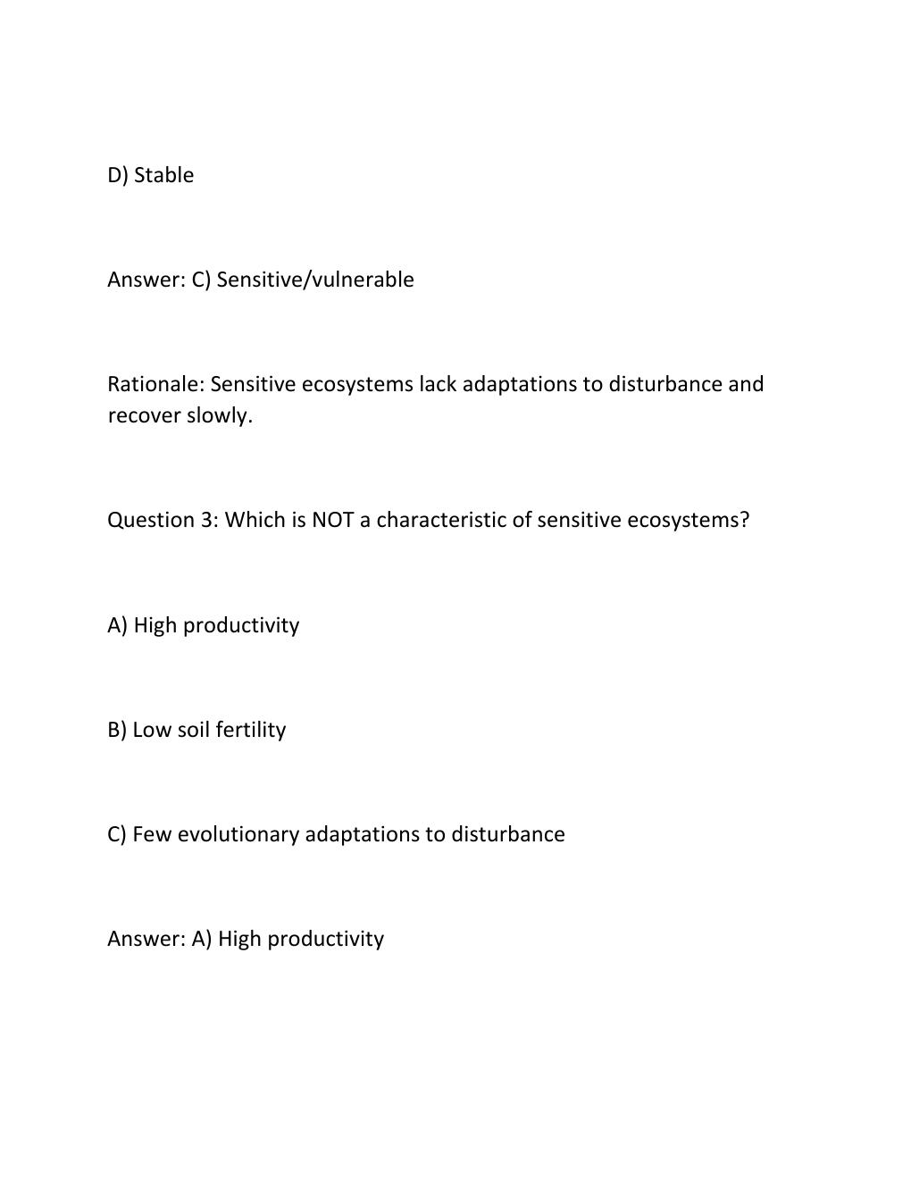 Preview page 2 of Bsc 340 final  assessment questions and answers with 100