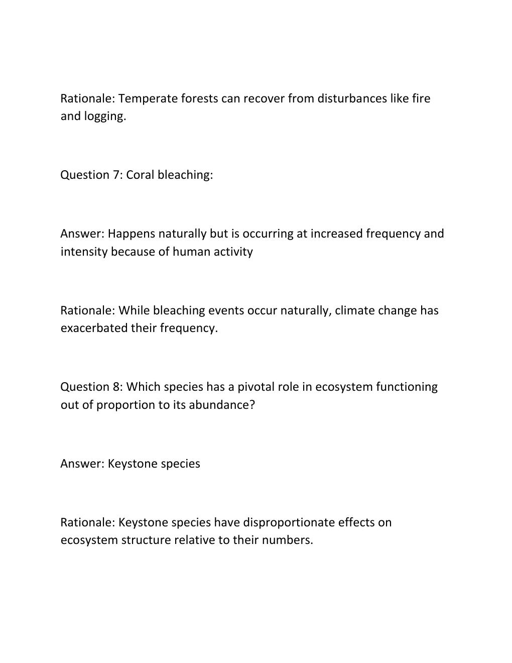 Preview page 4 of Bsc 340 final  assessment questions and answers with 100
