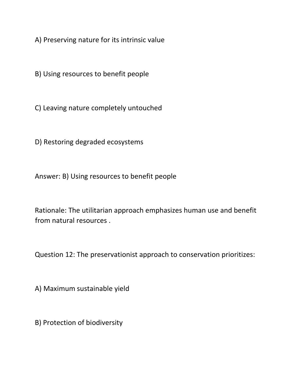 Preview page 6 of Bsc 340 final  assessment questions and answers with 100