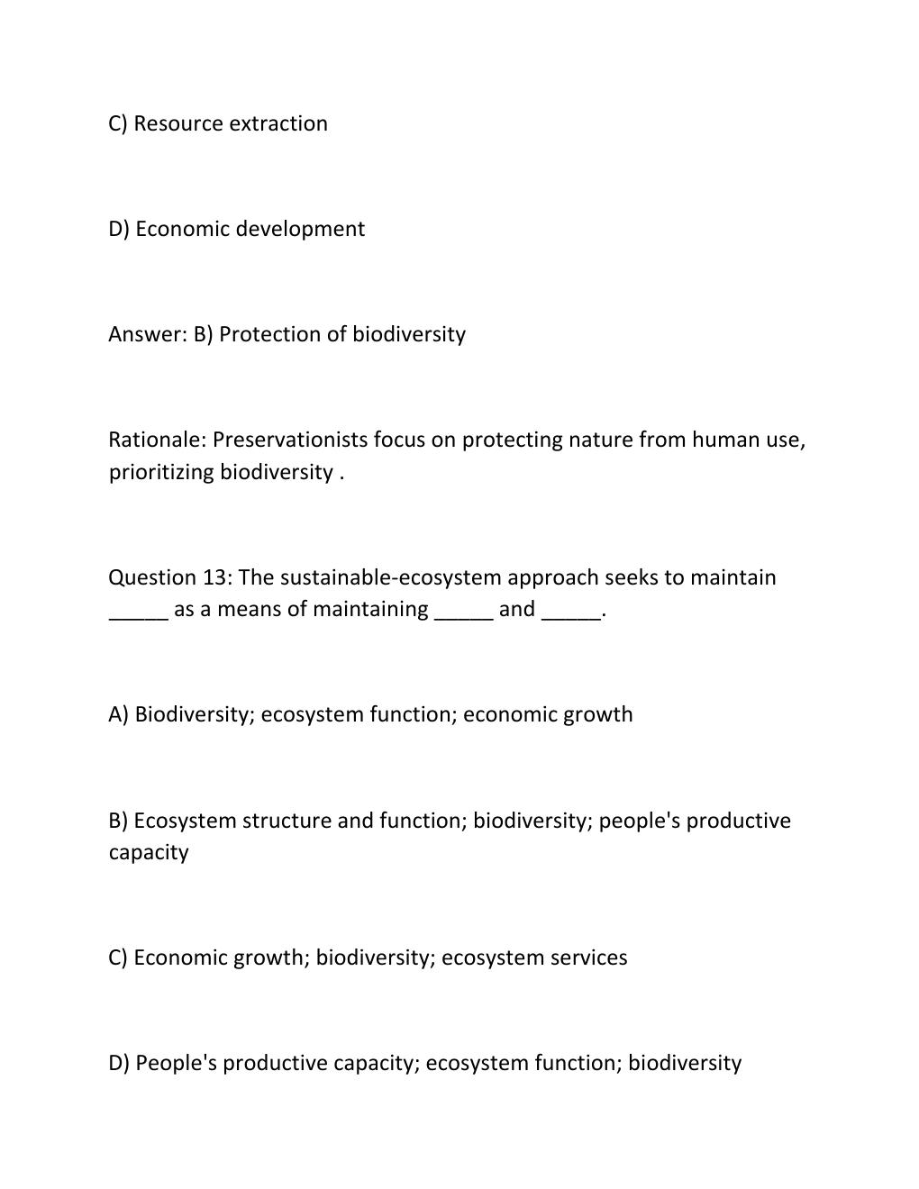 Preview page 7 of Bsc 340 final  assessment questions and answers with 100