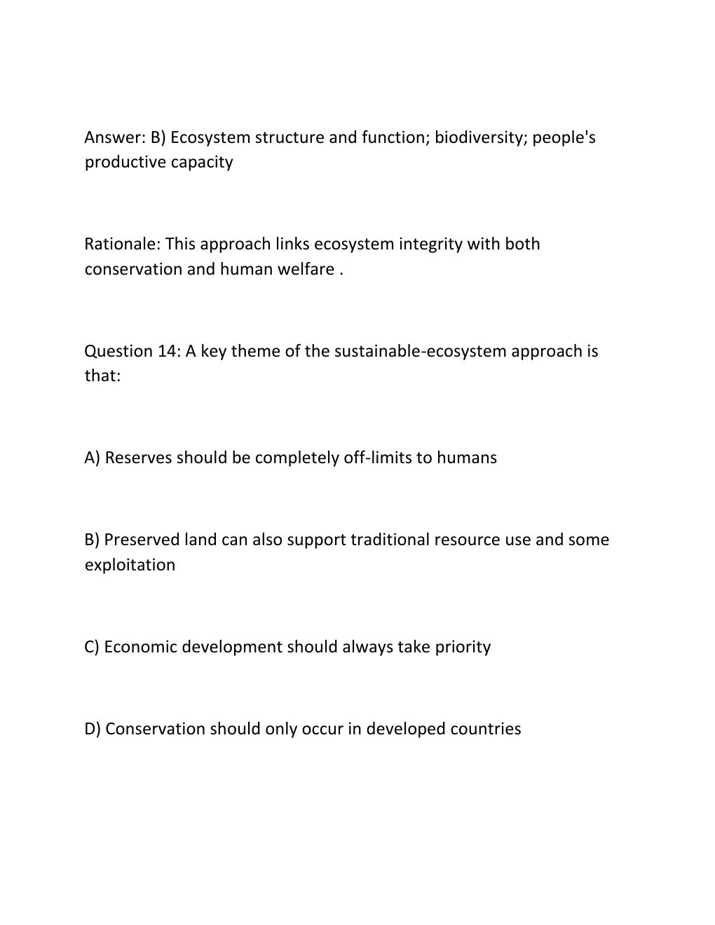 Preview page 8 of Bsc 340 final  assessment questions and answers with 100