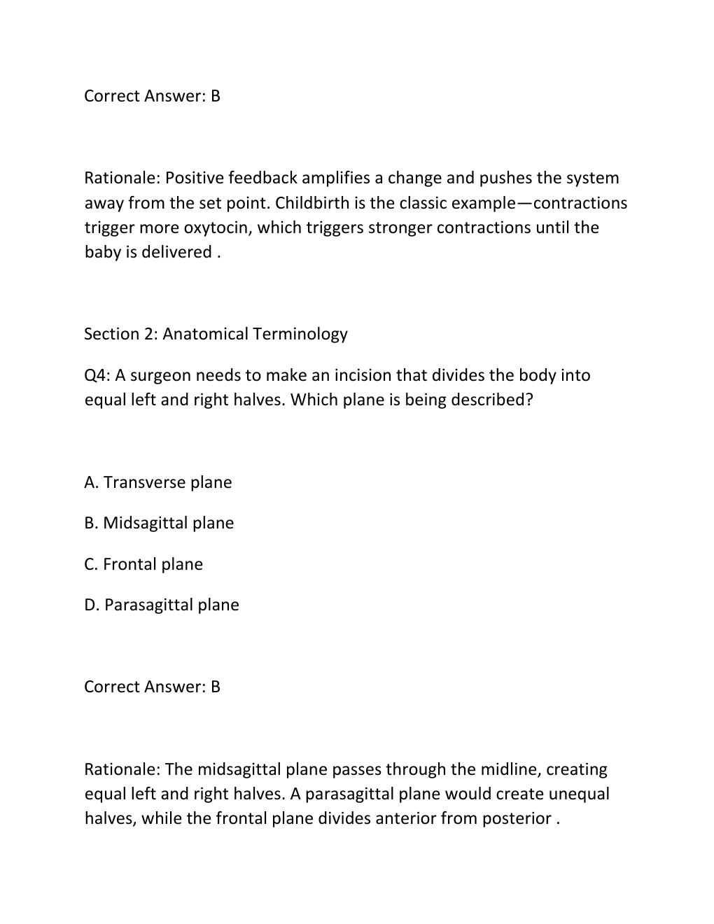 Preview page 3 of Bsc2085 unit 1 test comprehensive questions and answers with  correct answers latest version