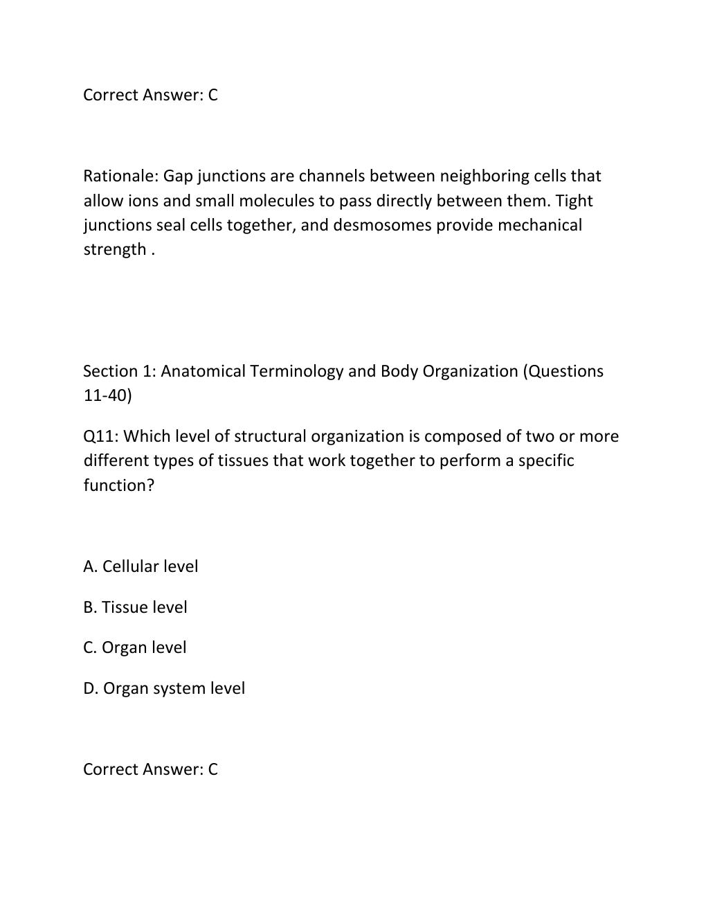 Preview page 8 of Bsc2085 unit 1 test comprehensive questions and answers with  correct answers latest version