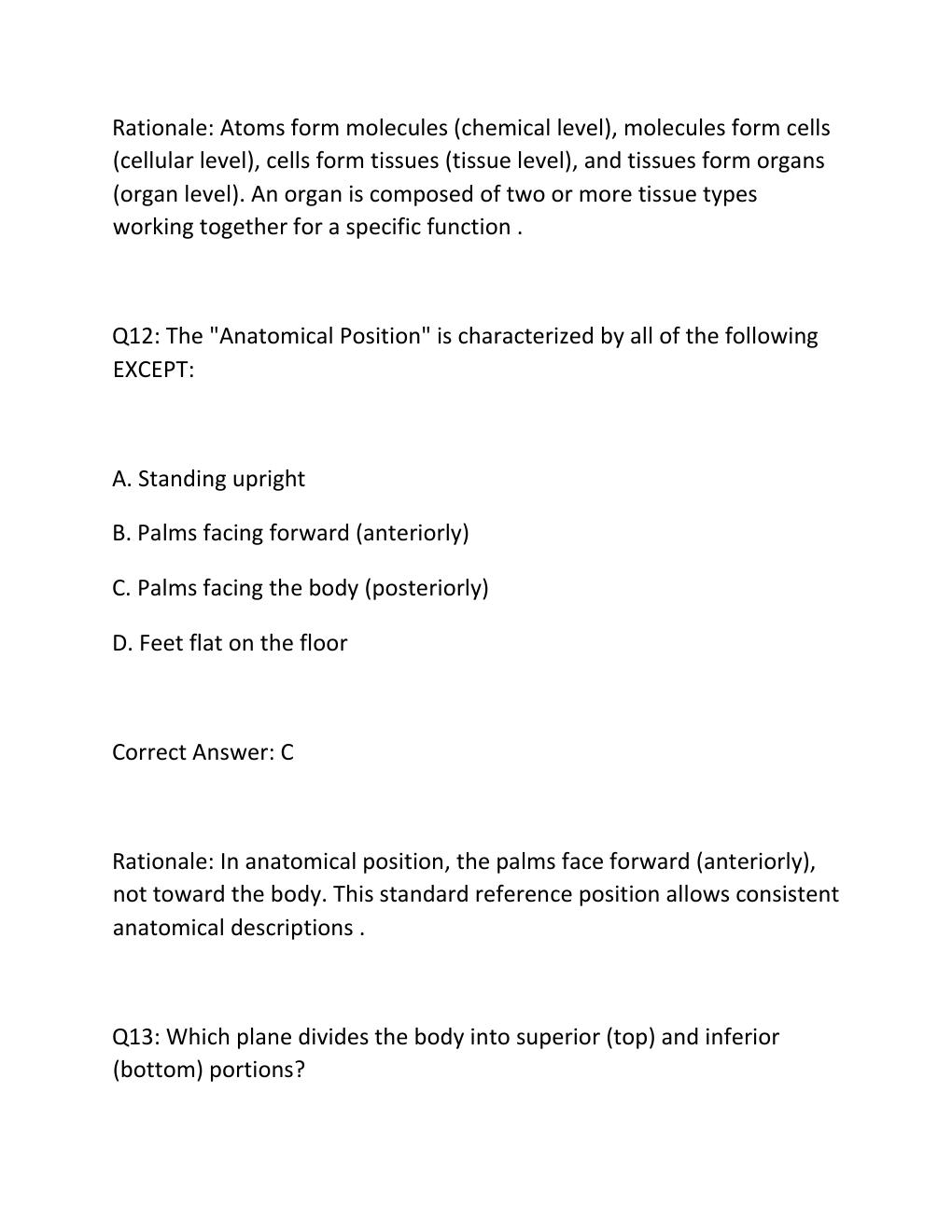 Preview page 9 of Bsc2085 unit 1 test comprehensive questions and answers with  correct answers latest version