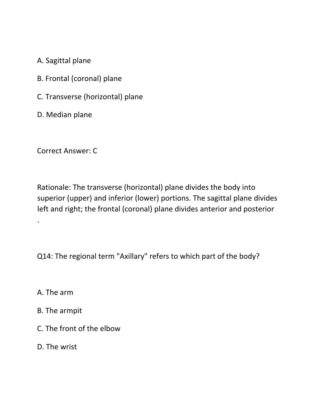 Preview page 10 of Bsc2085 unit 1 test comprehensive questions and answers with  correct answers latest version