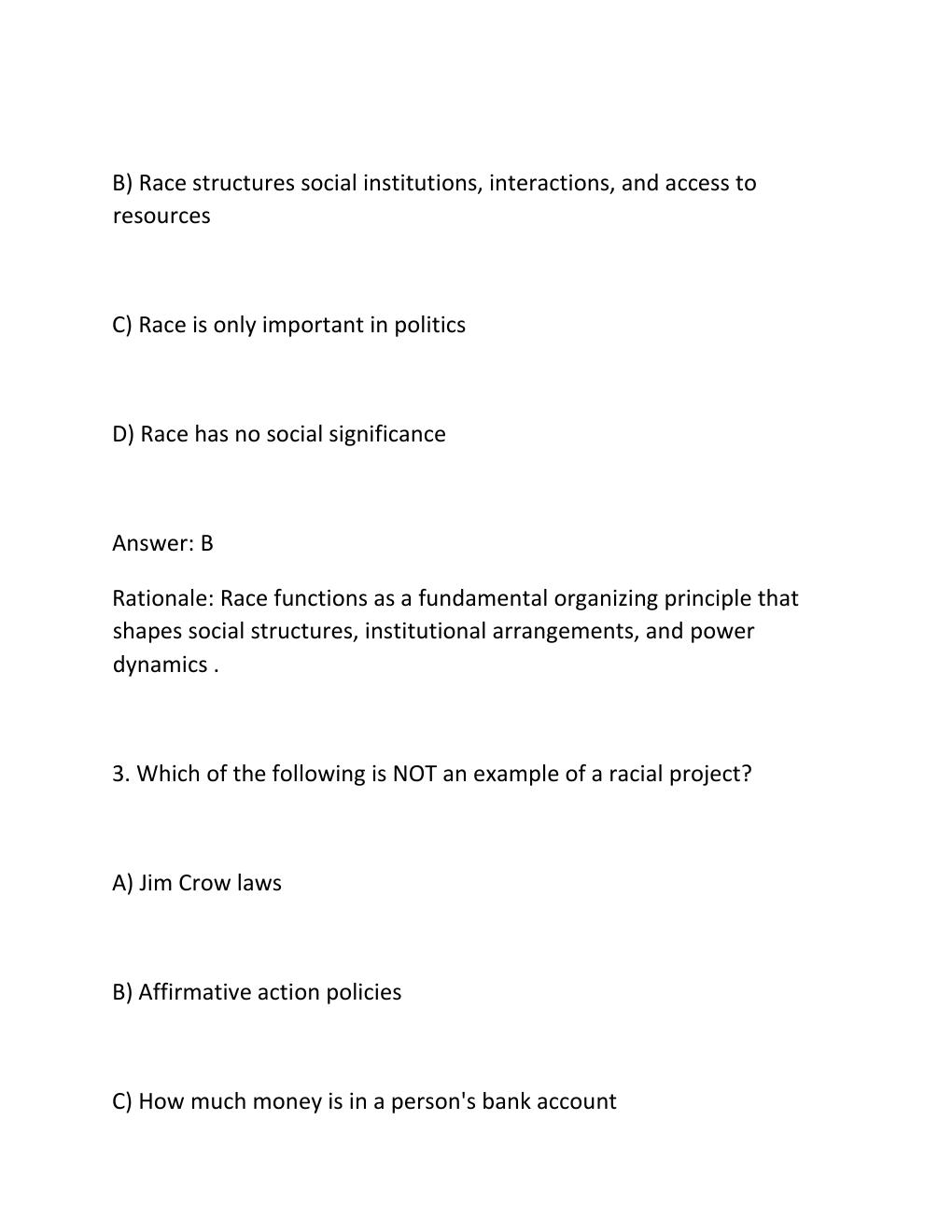 Preview page 2 of Soc 356 final study guide comprehensive questions and answers  correct answers