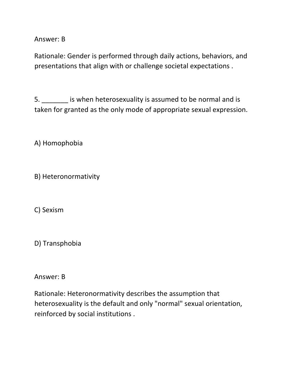Preview page 4 of Soc 356 final study guide comprehensive questions and answers  correct answers