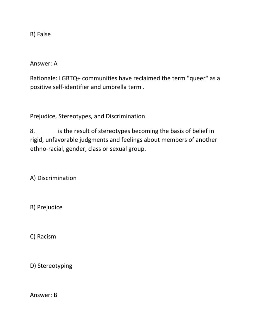 Preview page 6 of Soc 356 final study guide comprehensive questions and answers  correct answers