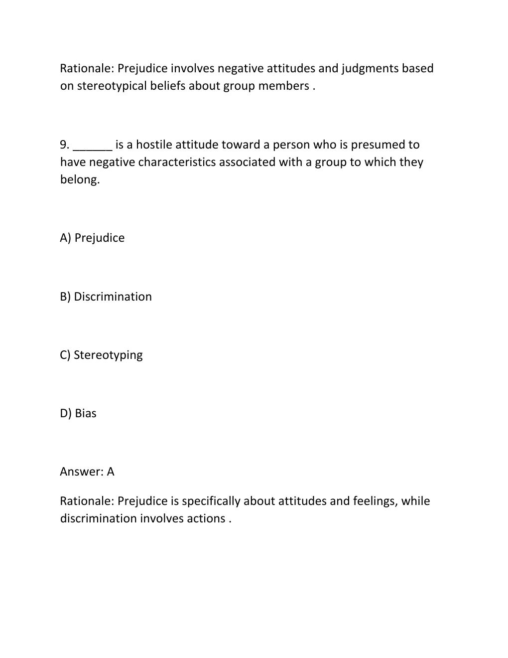Preview page 7 of Soc 356 final study guide comprehensive questions and answers  correct answers
