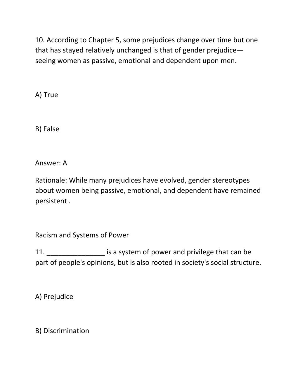 Preview page 8 of Soc 356 final study guide comprehensive questions and answers  correct answers