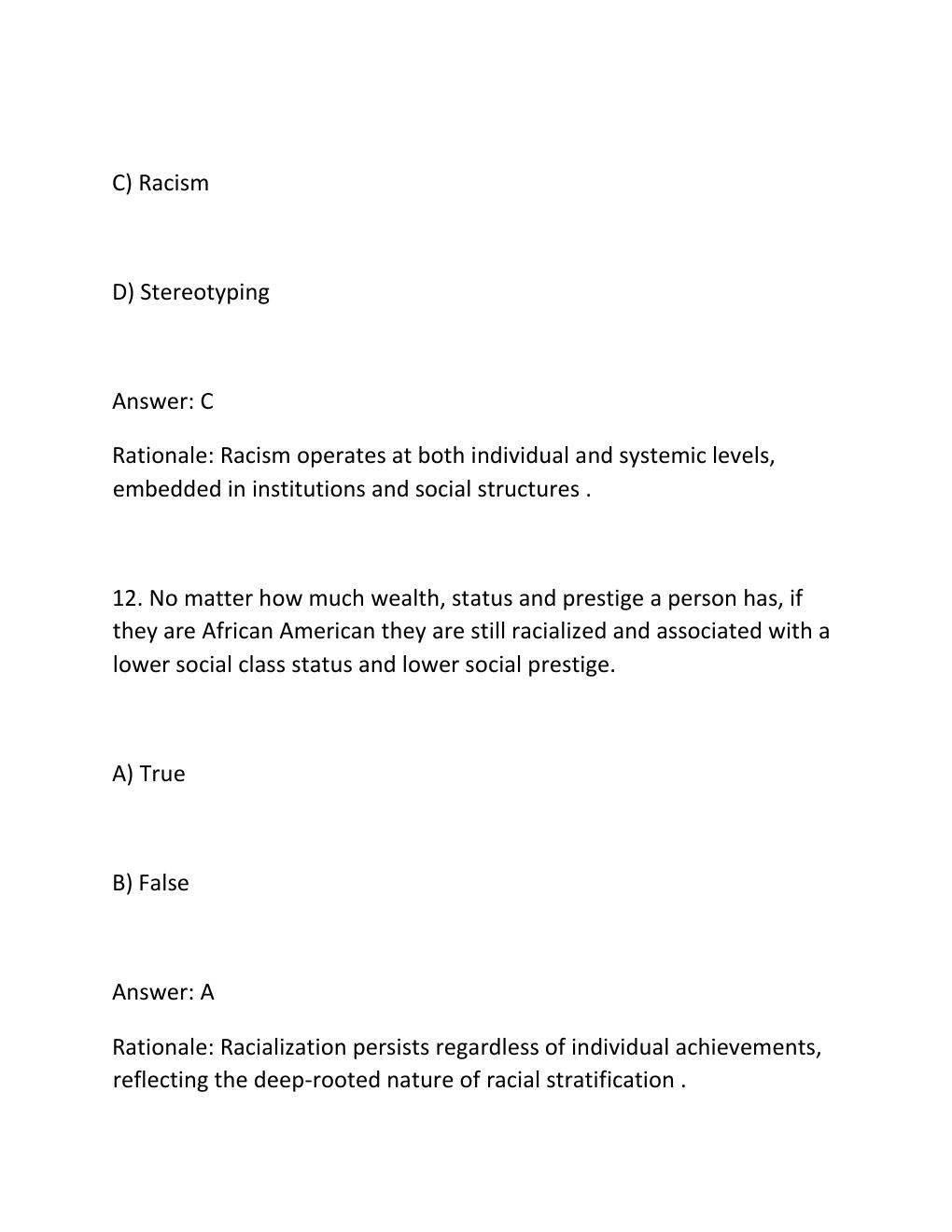 Preview page 9 of Soc 356 final study guide comprehensive questions and answers  correct answers