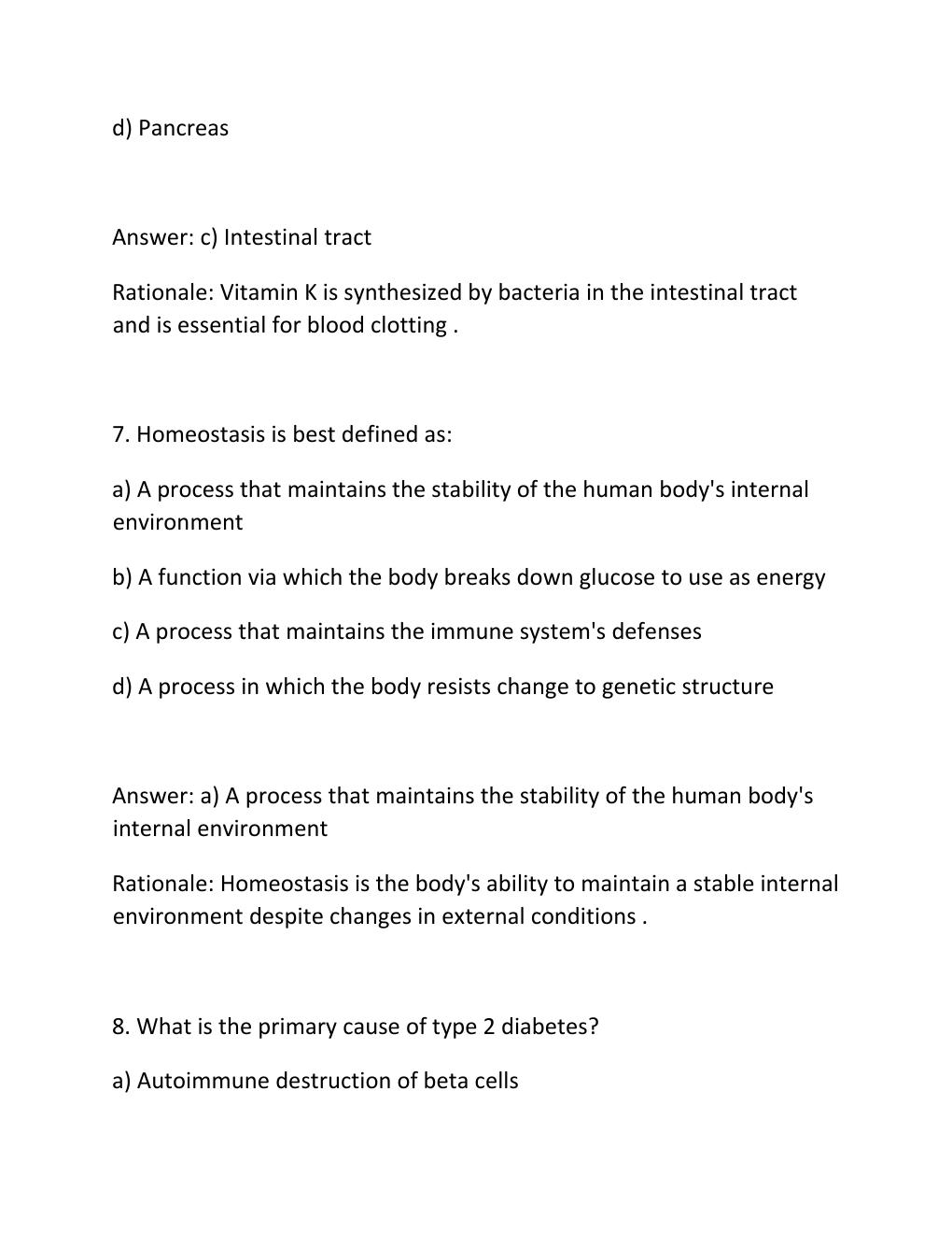 Preview page 4 of Study guide health science 2 comprehensive questions and answers