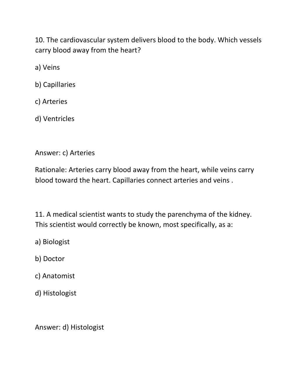 Preview page 6 of Study guide health science 2 comprehensive questions and answers