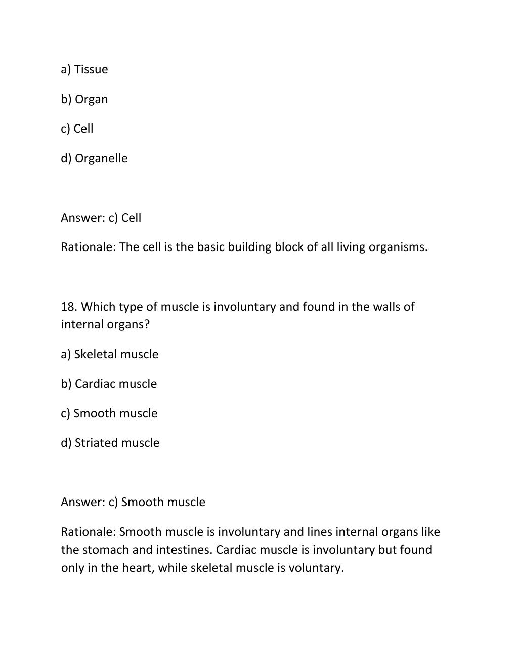 Preview page 10 of Study guide health science 2 comprehensive questions and answers