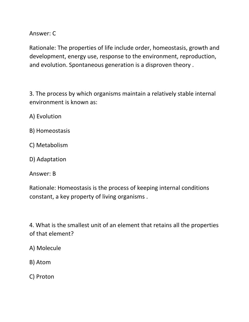 Preview page 2 of Bsc 108 yates test 1 comprehensive questions and answers with 100