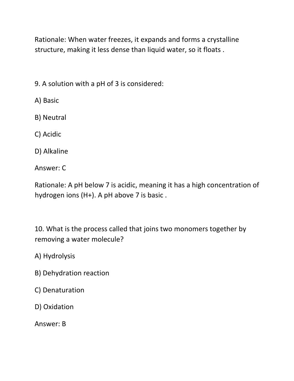 Preview page 5 of Bsc 108 yates test 1 comprehensive questions and answers with 100