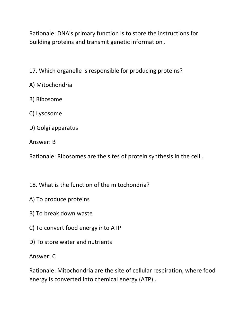 Preview page 9 of Bsc 108 yates test 1 comprehensive questions and answers with 100