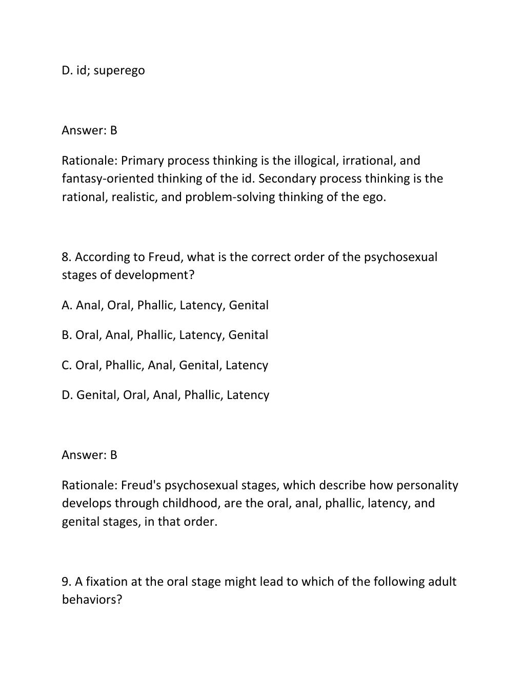 Preview page 5 of Psy 150 chapter 11 personality comprehensive questions and answers with 100