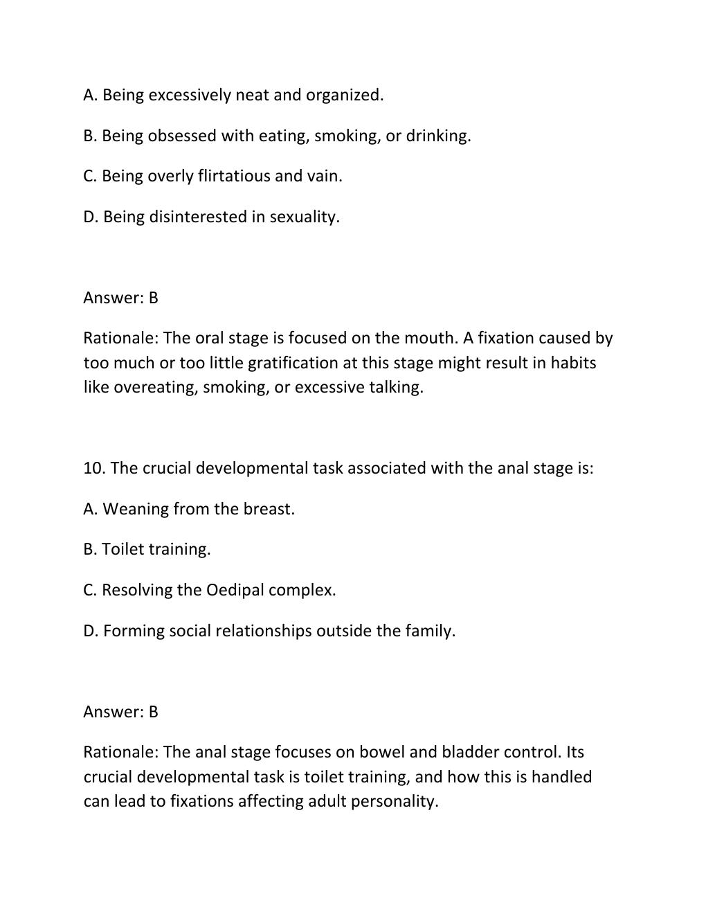 Preview page 6 of Psy 150 chapter 11 personality comprehensive questions and answers with 100