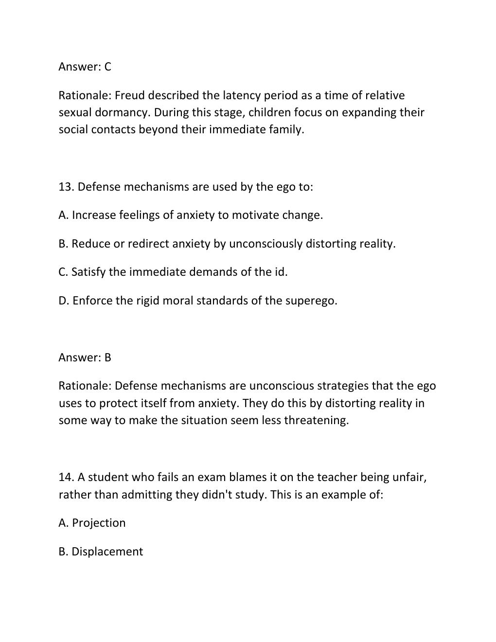 Preview page 8 of Psy 150 chapter 11 personality comprehensive questions and answers with 100