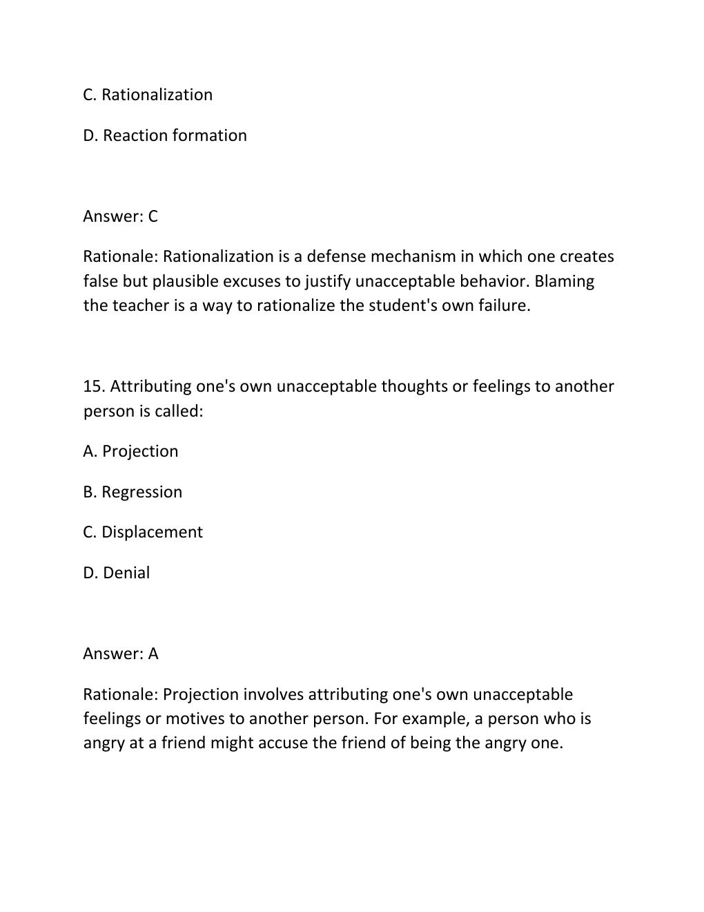 Preview page 9 of Psy 150 chapter 11 personality comprehensive questions and answers with 100