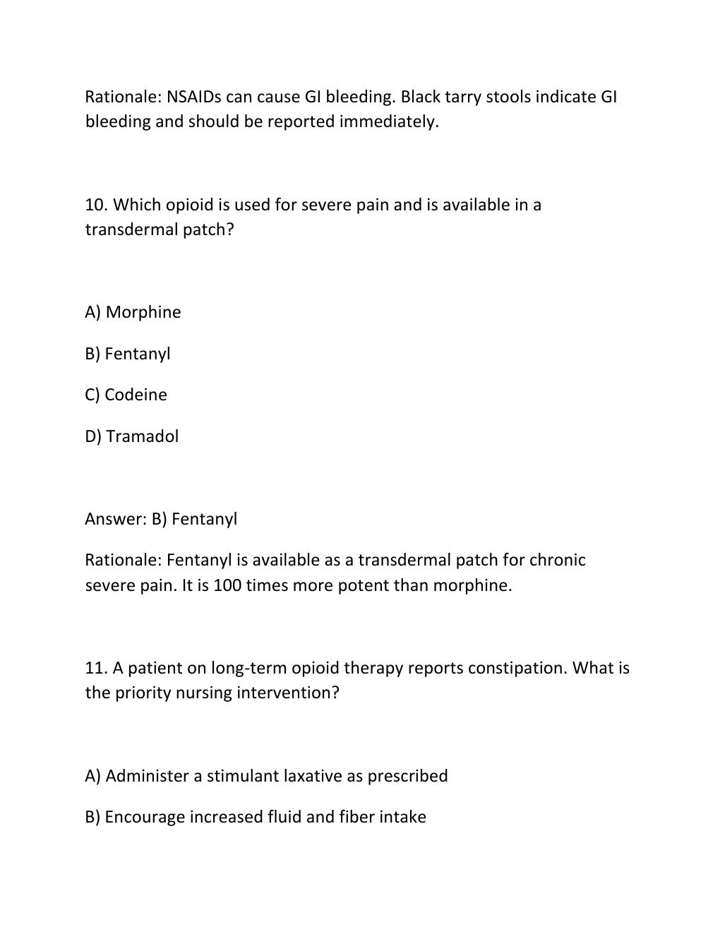 Preview page 7 of Nurs 3517 test 2 questions and answers with 100