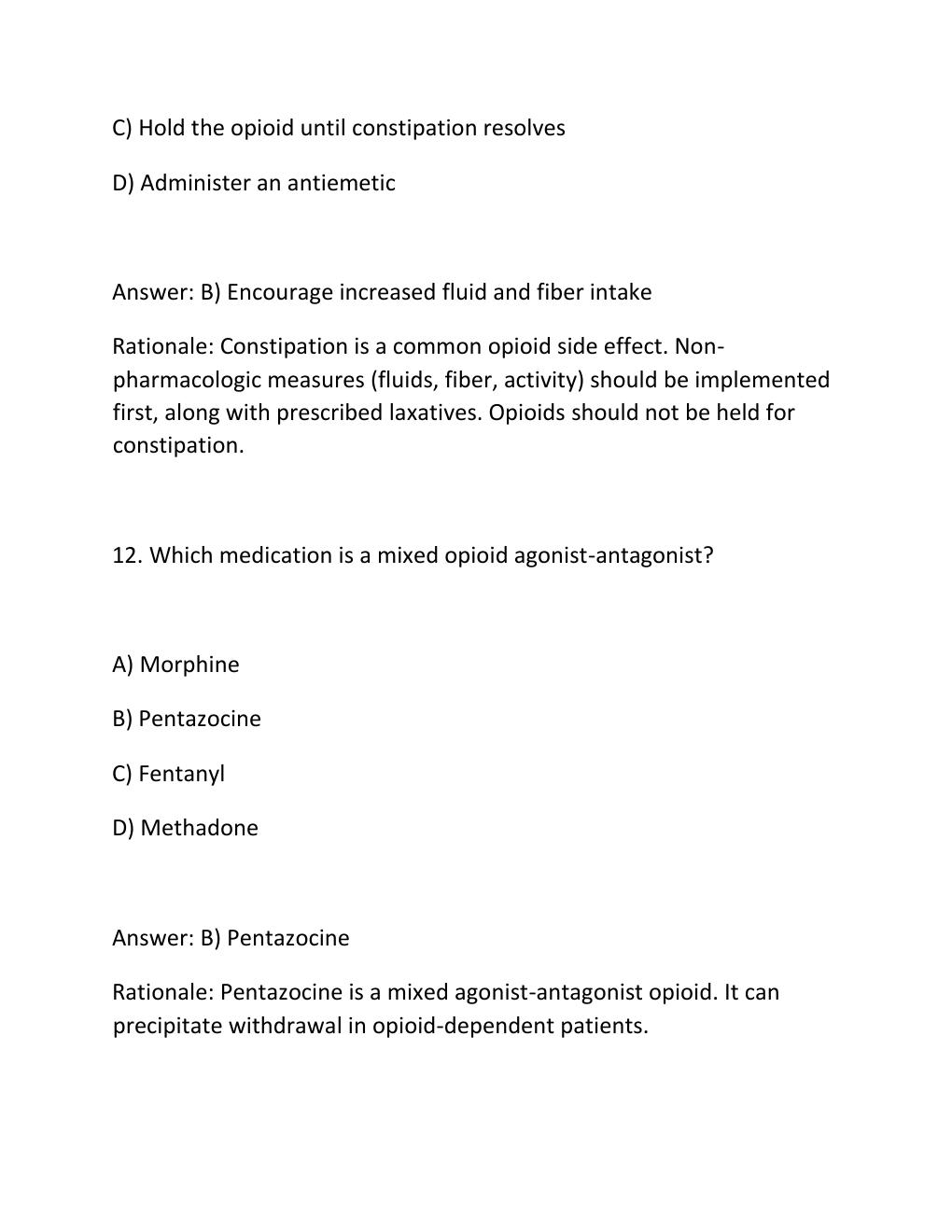 Preview page 8 of Nurs 3517 test 2 questions and answers with 100