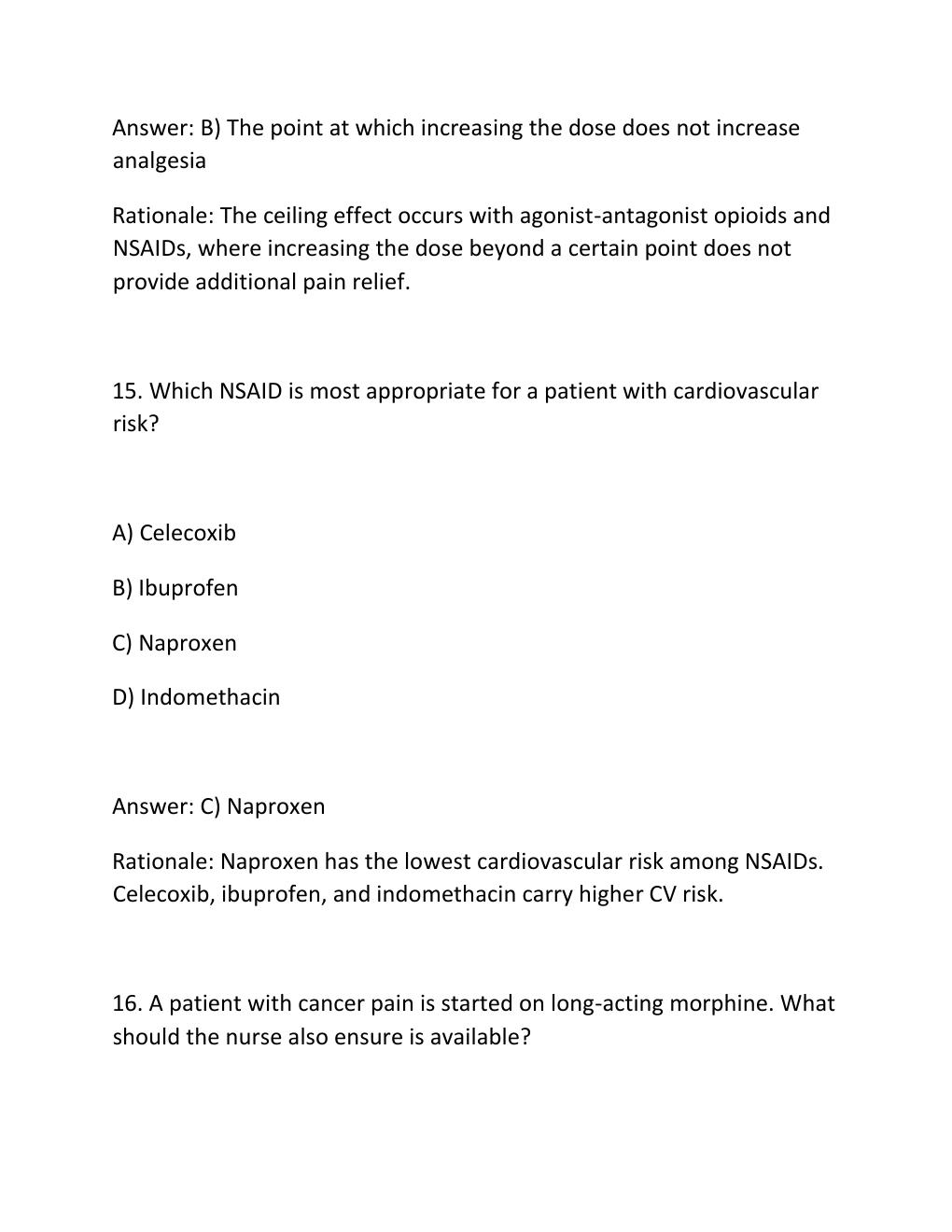Preview page 10 of Nurs 3517 test 2 questions and answers with 100