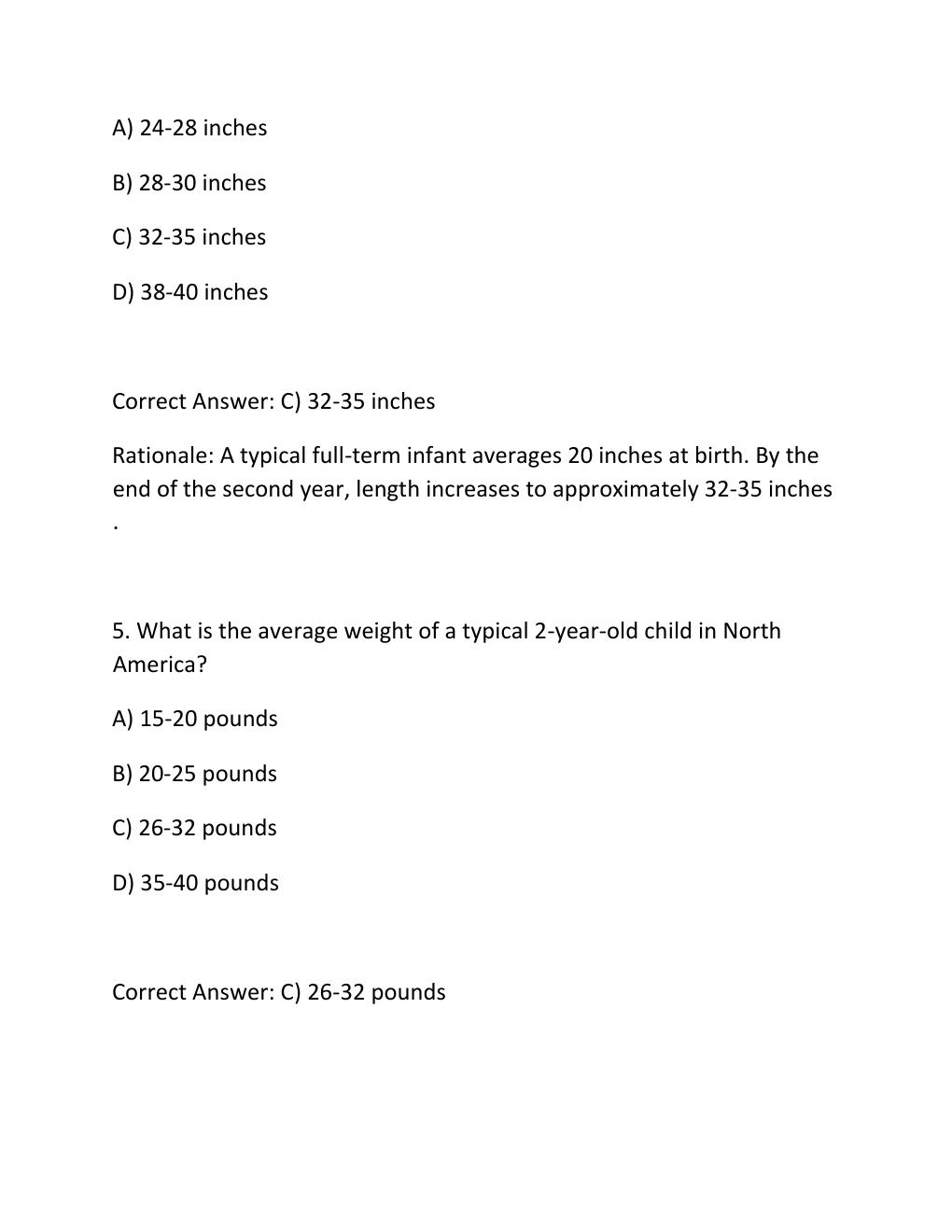 Preview page 3 of Chapter 4 physical development in infancy comprehensive questions and answers