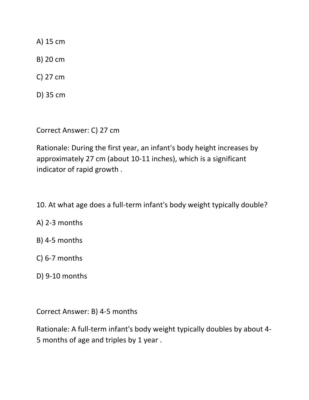 Preview page 6 of Chapter 4 physical development in infancy comprehensive questions and answers