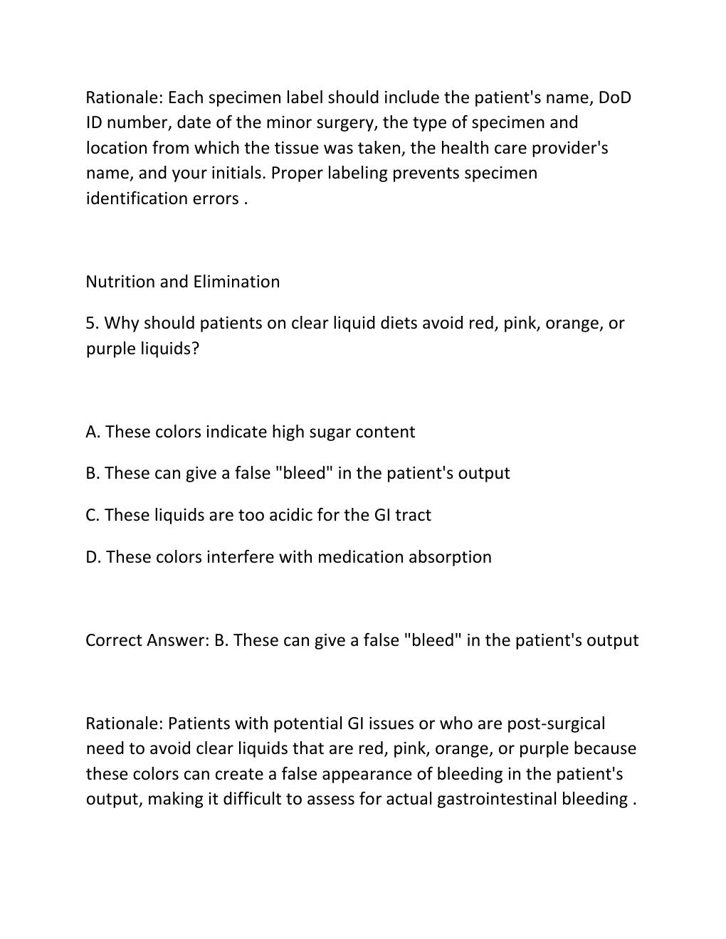 Preview page 4 of 4n051 module 7 nursing fundamentals with complete solutions