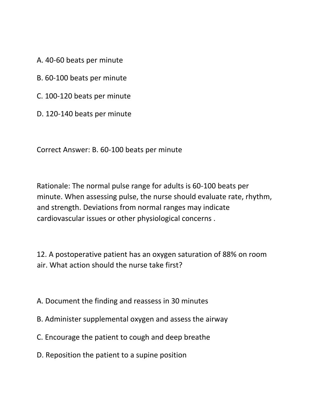 Preview page 9 of 4n051 module 7 nursing fundamentals with complete solutions