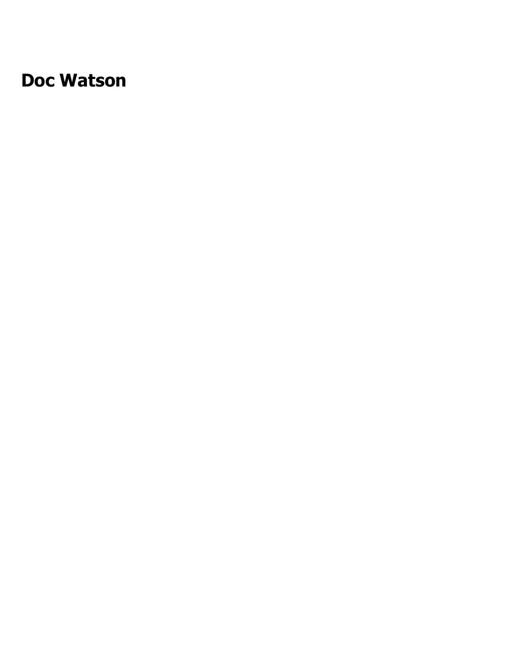 Preview page 2 of Doc Watson A Life in Music By Eddie Huffman