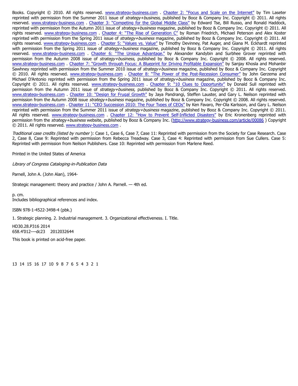 Preview page 8 of Strategic Management Theory and Practice 4th Edition By John Alan Parnell