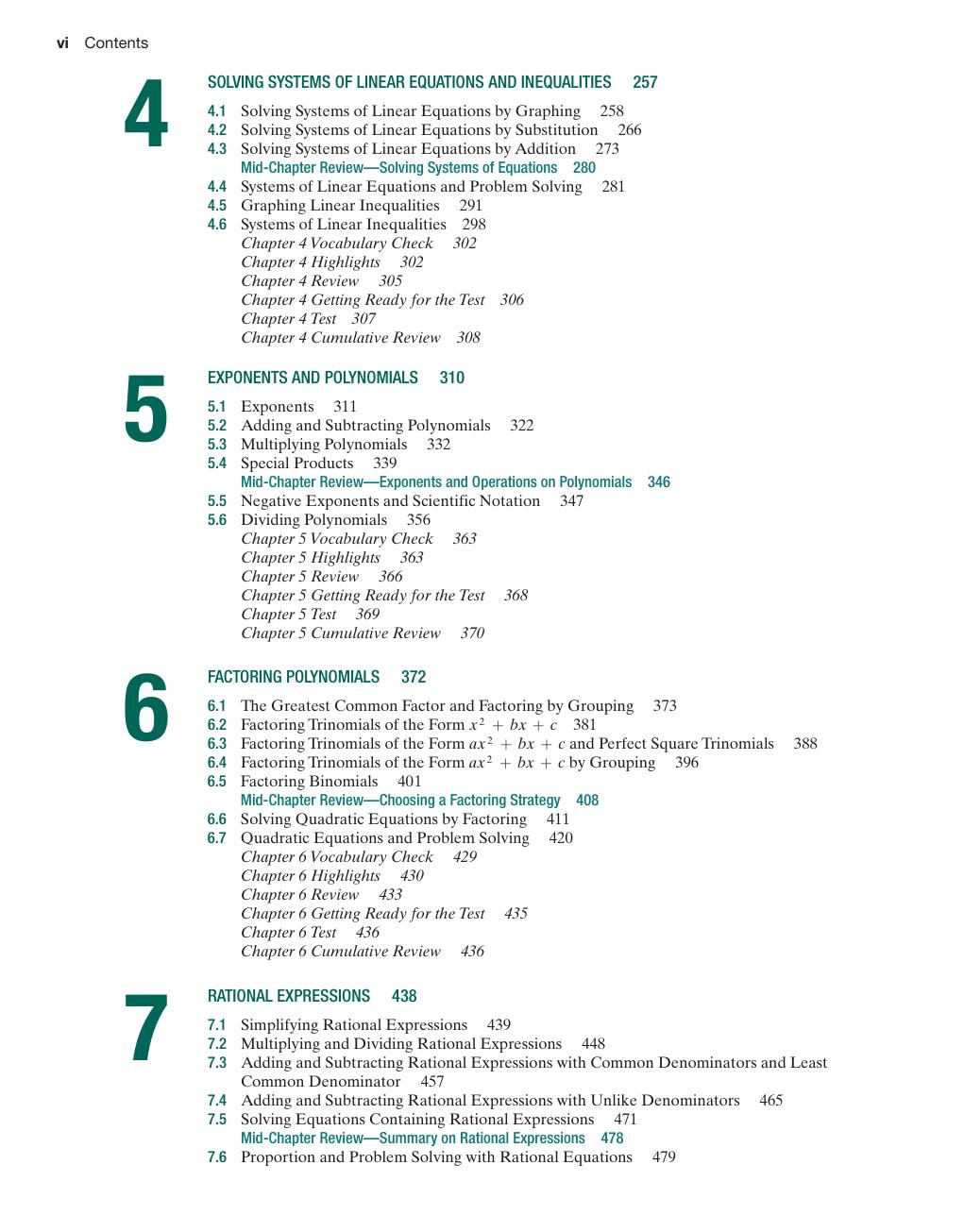 Preview page 7 of Beginning Algebra 8th Edition By Elayn Martin-Gay