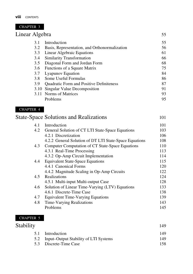 Preview page 9 of Linear System Theory and Design 4th Edition By Chi-Tsong Chen