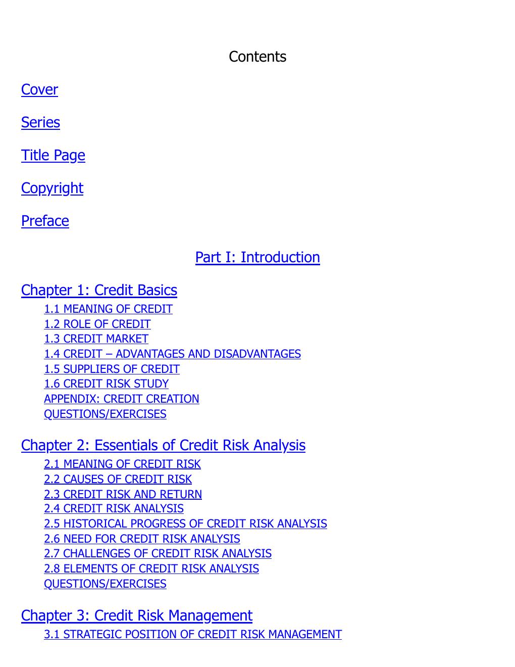 Preview page 2 of Advanced Credit Risk Analysis and Management 1st Edition By Ciby Joseph