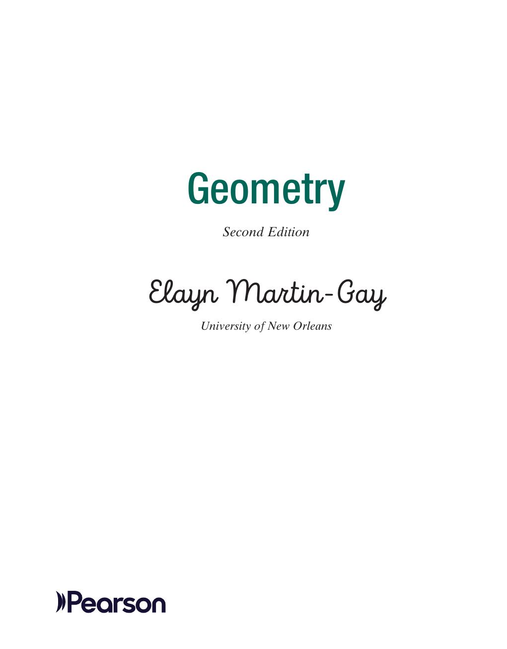 Preview page 2 of Geometry 2nd Edition By Elayn Martin-Gay