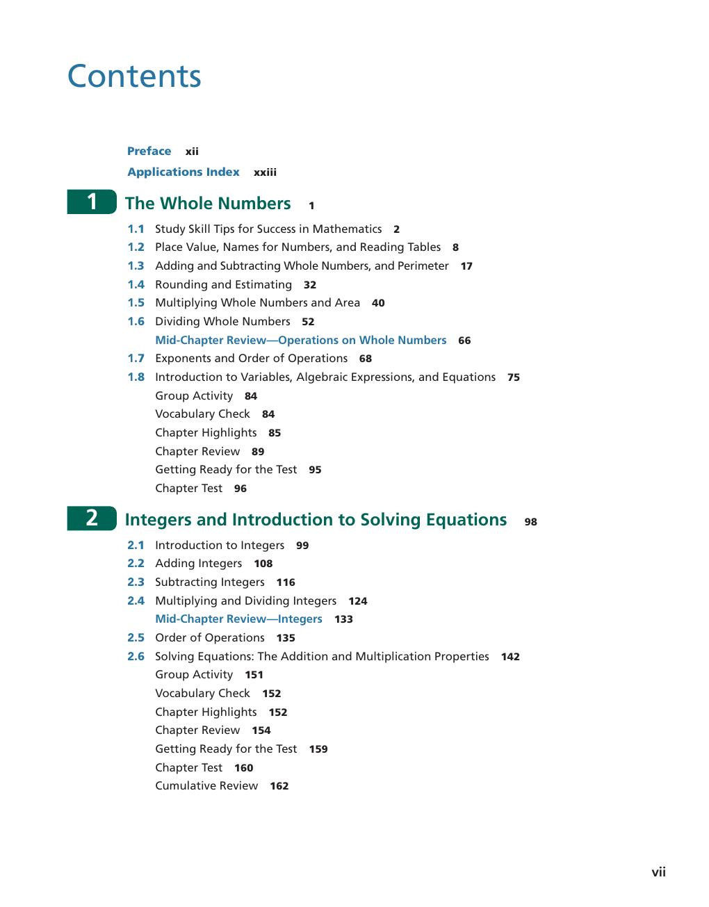 Preview page 8 of Prealgebra 9th Edition By Elayn Martin-Gay