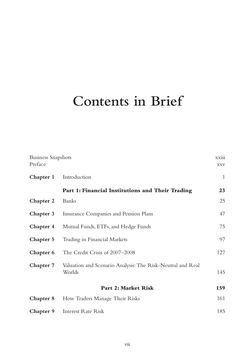 Preview page 9 of Risk Management and Financial Institutions 5th Edition By John C. Hull
