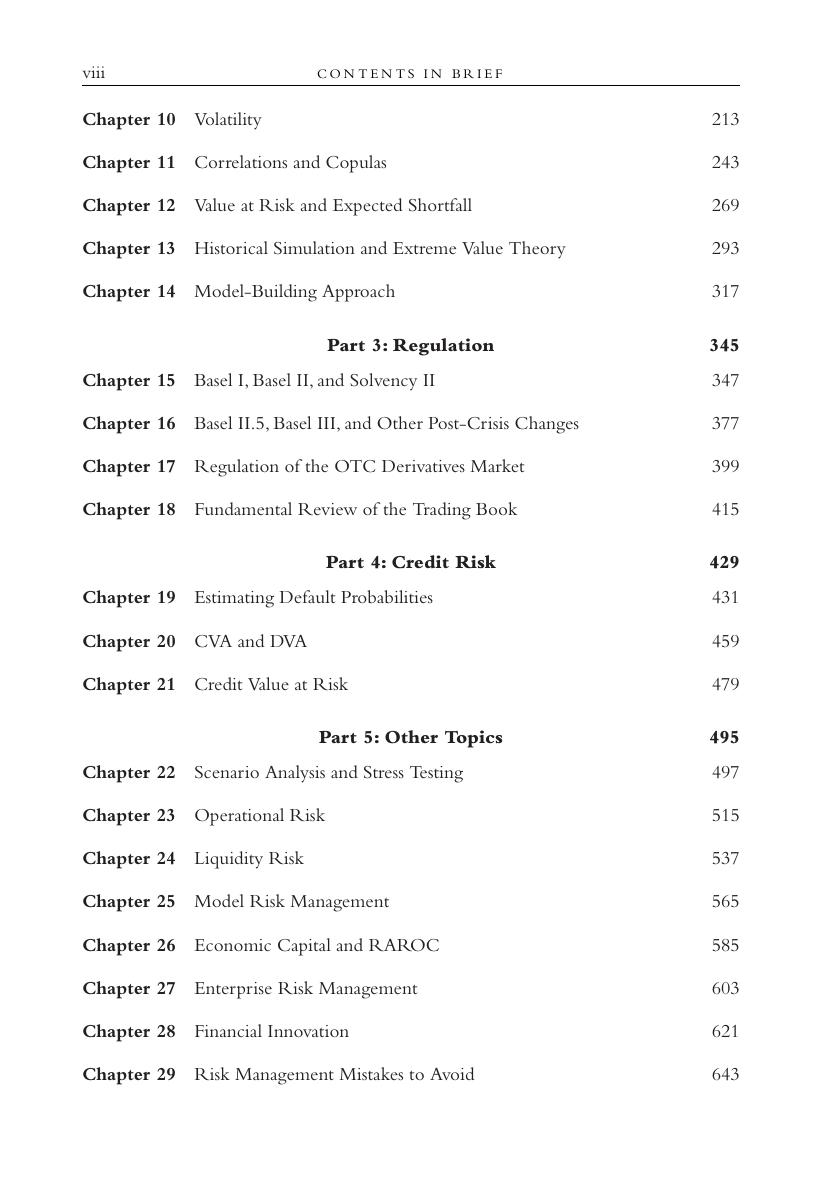 Preview page 10 of Risk Management and Financial Institutions 5th Edition By John C. Hull