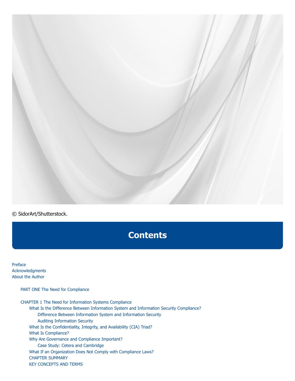 Preview page 8 of Auditing IT Infrastructures for Compliance 3rd Edition By Robert Johnson, Marty Weiss & Michael Solomon ISBN: 9781284236