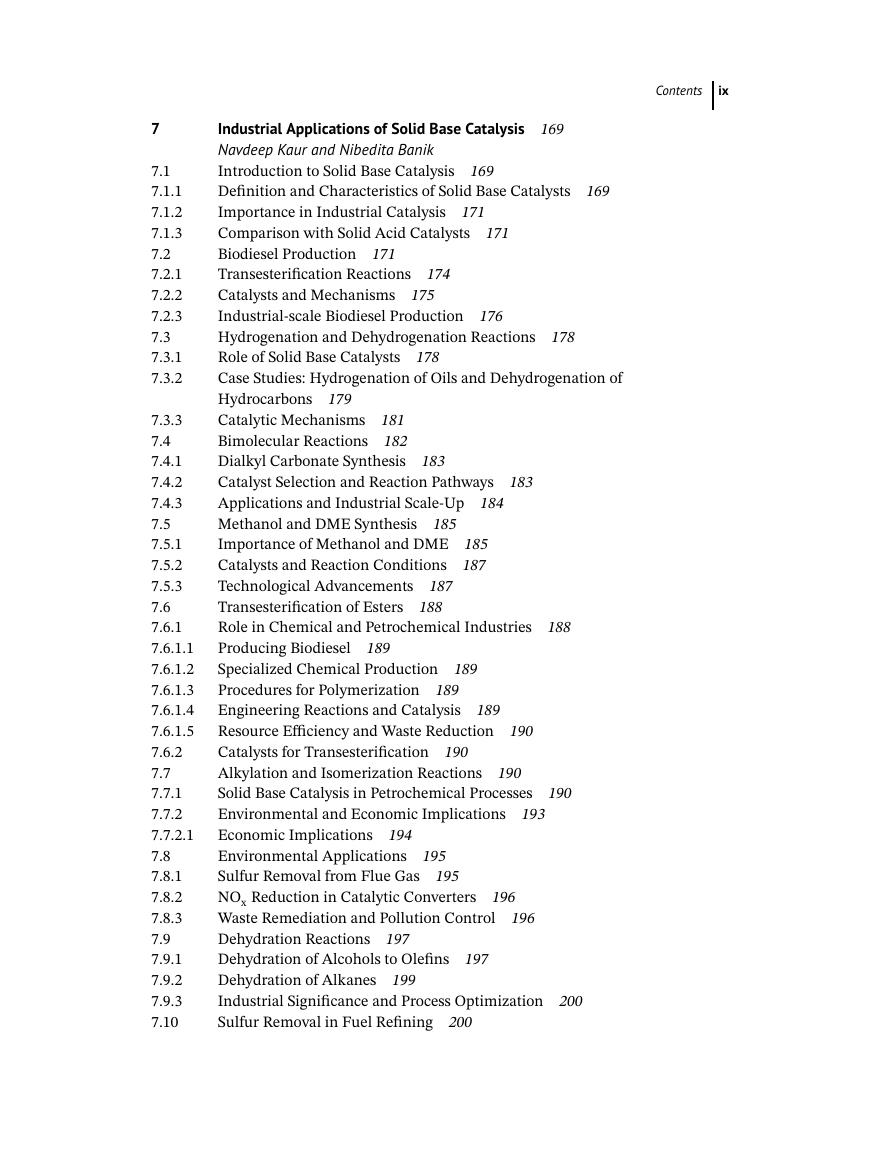 Preview page 9 of Solid Base Catalysts Synthesis Characterization and Applications 1st Edition By Ravi Tomar, K. K. Pant, Ramesh Chandra I