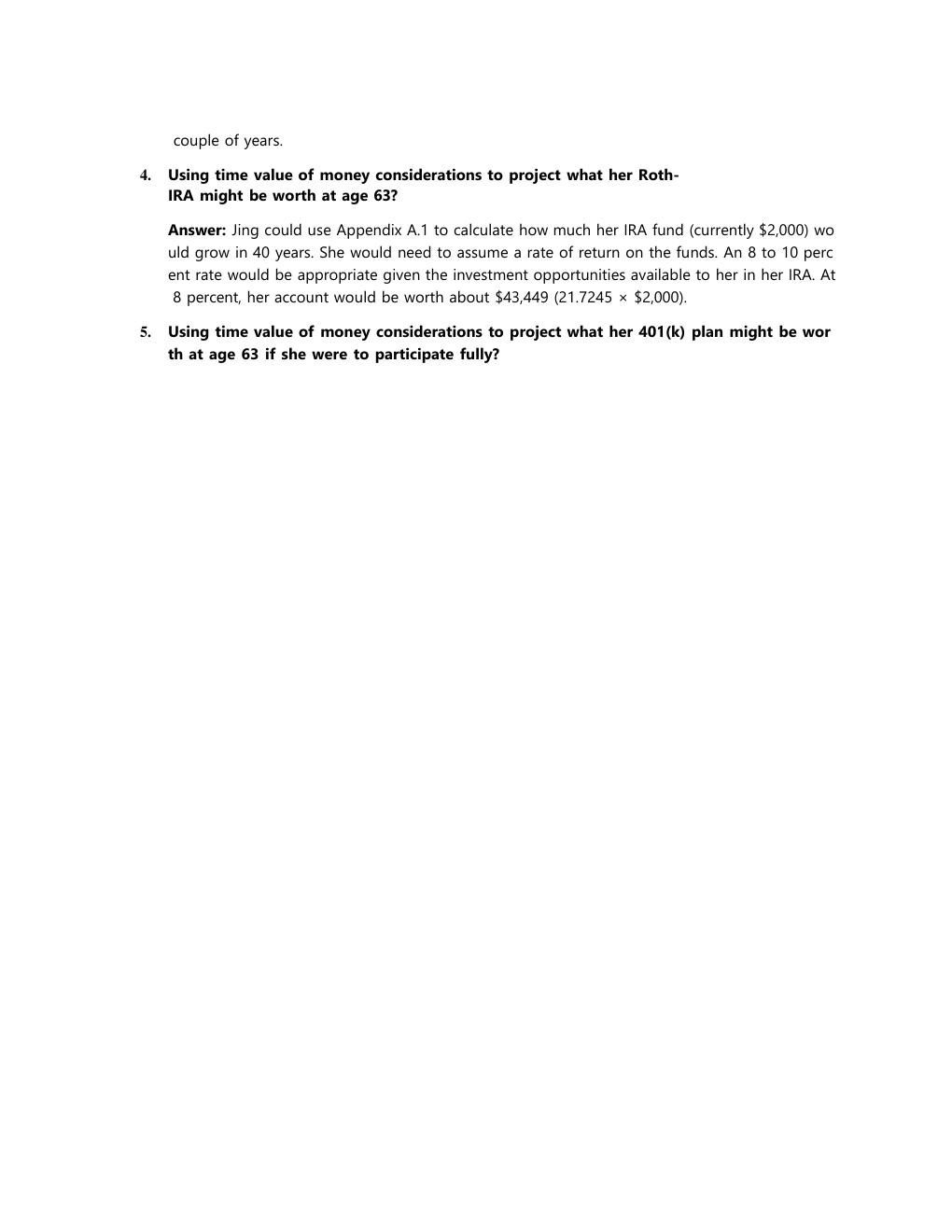 Preview page 9 of SOLUTION MANUAL Personal Finance, 14th Edition By E. Thomas Garman, Chapter 1 - 17