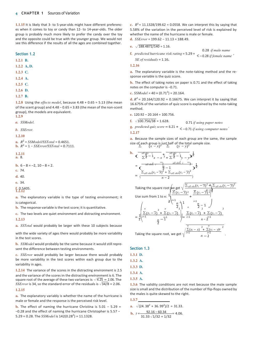 Preview page 2 of Solution Manual for Intermediate Statistical Investigations 1th Edition By Nathan Tintle, Beth L. Chance, Karen McGaughe