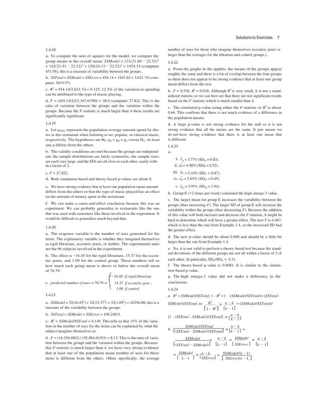 Preview page 5 of Solution Manual for Intermediate Statistical Investigations 1th Edition By Nathan Tintle, Beth L. Chance, Karen McGaughe