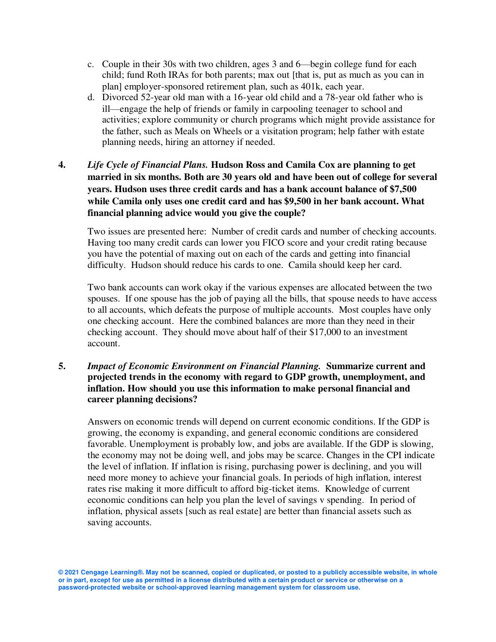 Preview page 9 of SOLUTION MANUAL FOR  Personal Financial Planning 15th Edition by Randy  Billingsley, Lawrence J. Gitman, Michael D. Joeh